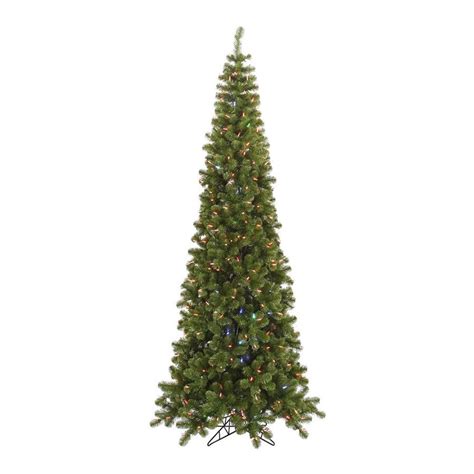 Vickerman 75 Ft Pre Lit Pencil Pine Slim Artificial Christmas Tree