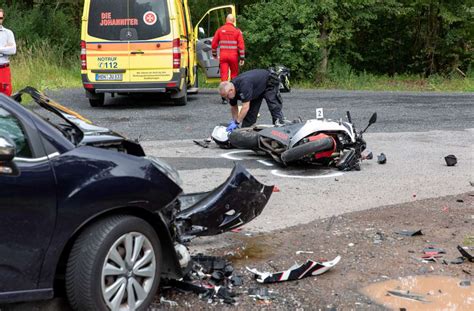 Tödlicher Unfall: Motorradfahrer stirbt nach Zusammenprall - Thüringen