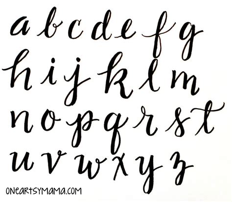 Basic Hand Lettering Alphabet Practice Amy Latta Creations Basic