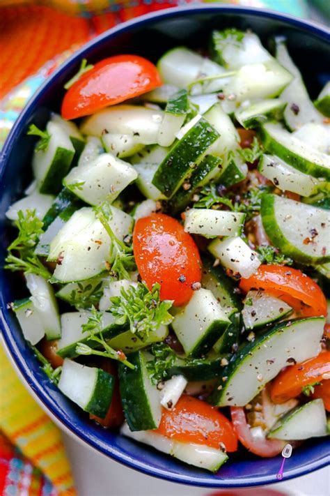 This Is The Best Cucumber Tomato Salad Youll Want To Make This Summer