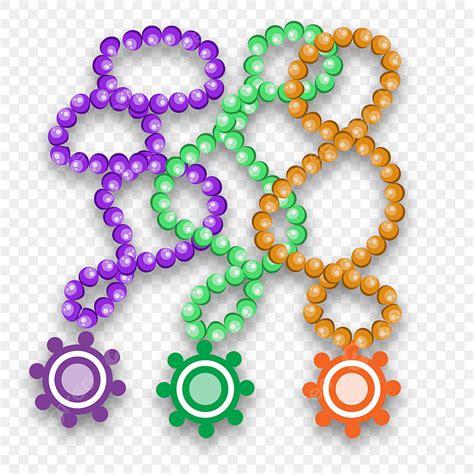 Mardi Gras Beads Vector Png Images Mardi Gras Beads Background Clip