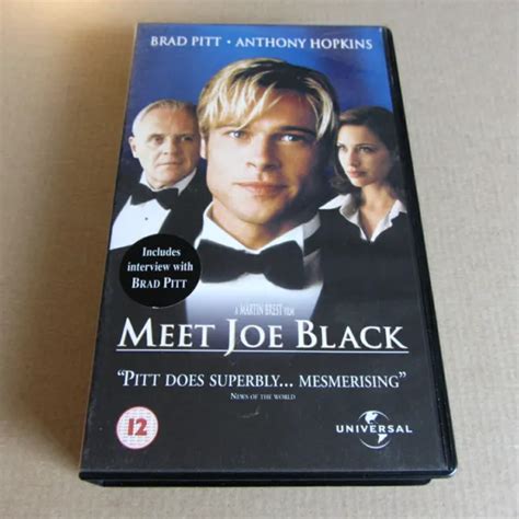 Meet Joe Black Old Vhs Video Cassette Tape Brad Pitt Anthony