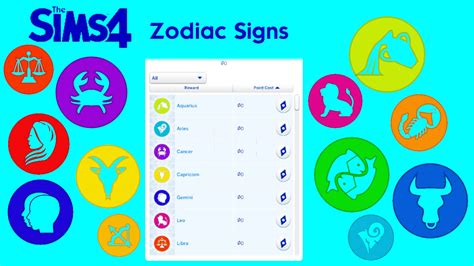 The Sims 4 Zodiac Signs Wicked Sims Mods