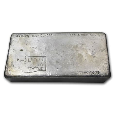 Buy 100 Oz Silver Bar Hallmark Precious Metals Apmex
