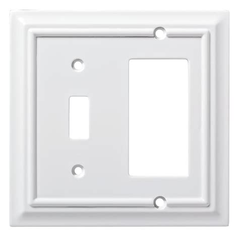 Maybe you would like to learn more about one of these? Brainerd Wood Architectural 2-Gang Pure White Single Standard Wall Plate at Lowes.com