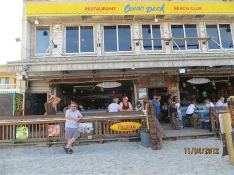 The Ocean Decker Burger Picture Of Ocean Deck Restaurant And Beach