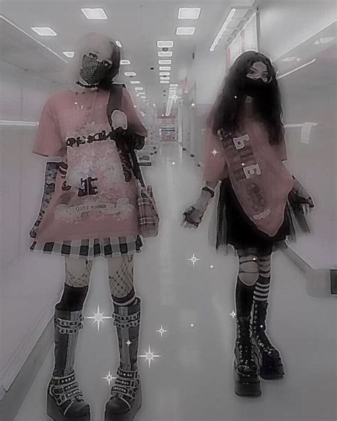 Goth Pastel Goth Aesthetics Dark Aesthetic Grunge Pink Outfits Goth