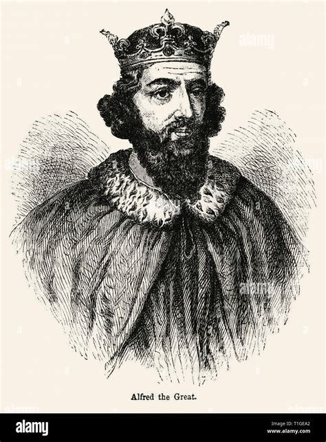 Alfred The Great Illustration From John Cassells Illustrated History