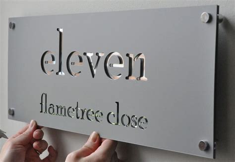 Acrylic Glass Name Plate Designs For Home Acrylic Design