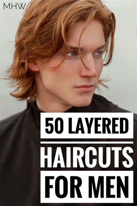50 Layered Haircuts For Men Layered Haircuts Long Hair Styles Men