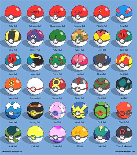 Various Poke Balls By Seancantrell On Deviantart Pokemon Rayquaza