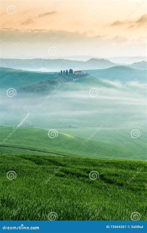 Morning In Crete Senesi Tuscany Stock Image Image Of Amazing Italia