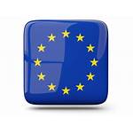 European Icon Square Union Flag Glossy Non