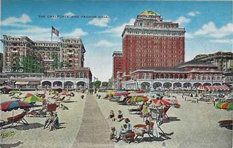 Chalfonte Haddon Hall Hotels 3 Atlantic City City Postcard
