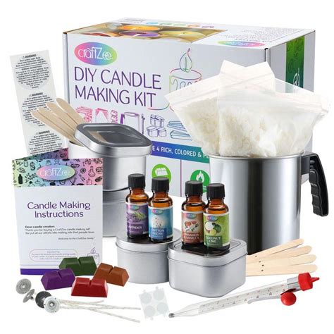 Complete Diy Candle Making Kit Diy Candle Making Kit Making Candles