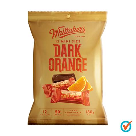 Whittakers Share Bags 180g Dark Orange Lazada