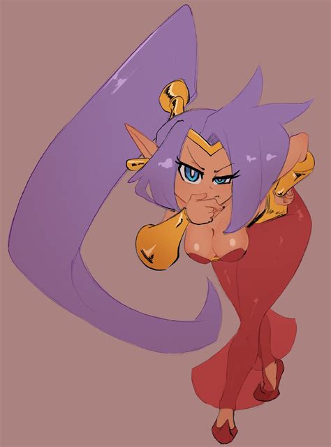 Spicy Bardo Shantae Shantae Series Highres 1girl Blue Eyes