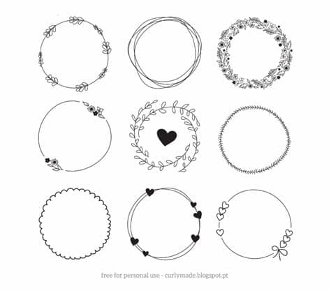 Download transparent circle border png for free on pngkey.com. hand drawn circle png - Circle Borders, Free Frames And ...