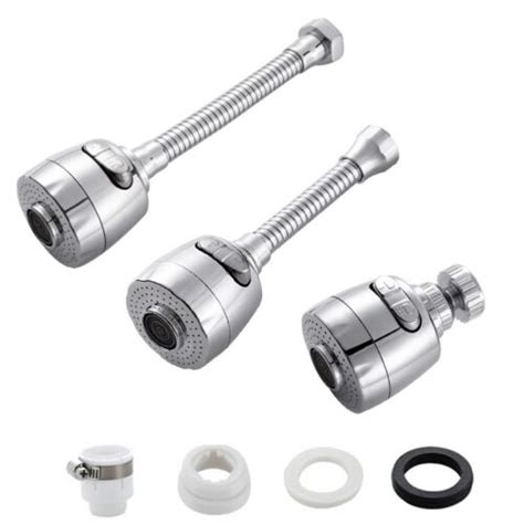 Splash Free Kitchen Tap Head Faucet Aerator Extender With Degree