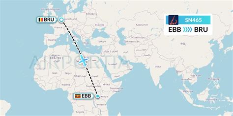 Sn465 Flight Status Brussels Airlines Entebbe To Brussels Bel465