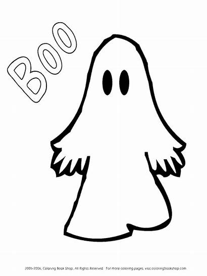 Ghost Coloring Halloween Pages Printable Ghosts Pumpkin