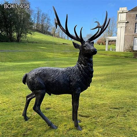 Life Size Outdoor Deer Statues Youfine Bronze Sculpture