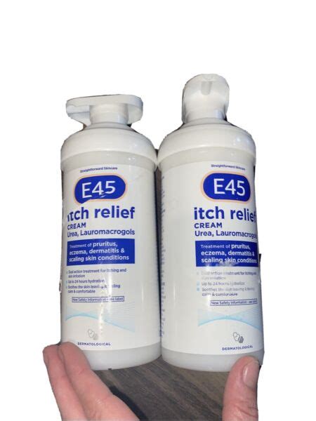 E45 Itch Relief Cream 500g X 2