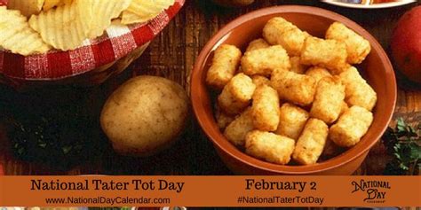 National Tater Tot Day February 2 Tater Tot Tater Tot Recipes Tater