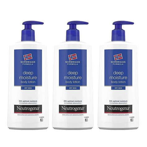 Neutrogena Norwegian Formula Deep Moisturiser Body Lotion Dry Skin
