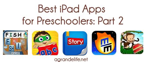 28 educational apps for toddlers, preschoolers + elementary schoolers. Best iPad Apps for Preschoolers