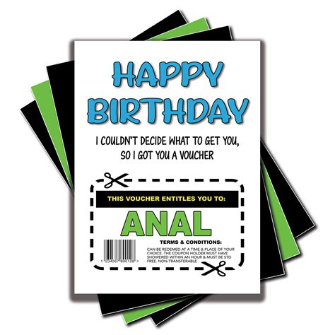 Rude Birthday Cards Novelty Humour Greeting Cards Joke Etsy