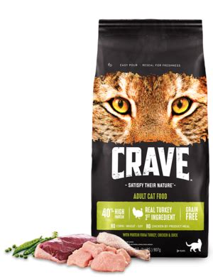 You might not want to read this while you're hungry. Crave Adult Dry Cat Food With Protein From Turkey, Chicken ...