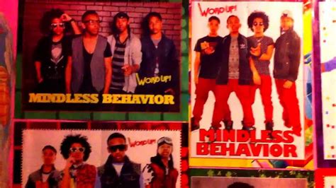 posters of mindless behavior youtube