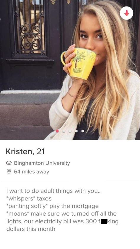 22 Shameless Tinder Profiles Chaostrophic Tinder Girls Funny Tinder Profiles Tinder Humor