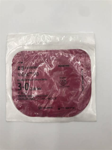 Covidien Vl0cm1944 V Loc 90 Absorbable Wound Closure Device 3 0 Undyed