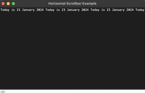 Horizontal Scrollbar In Tkinter Python Codespeedy