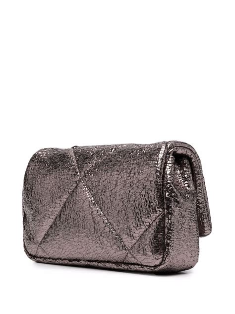 Emporio Armani Quilted Leather Clutch Bag Farfetch