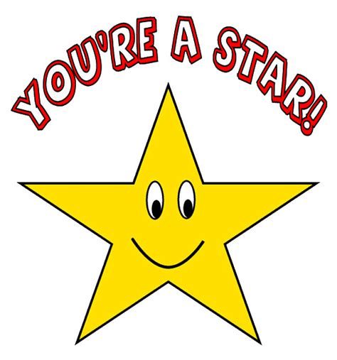 Youre A Star Clipart Sketch Lge 15 Cm This Clipart Draw Flickr