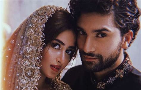 Sajal Ali And Ahad Raza Mirs Wedding Invitation Reveals Such Tv