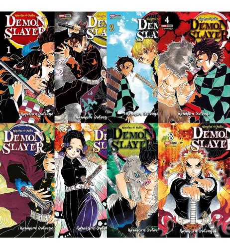 Demon Slayer Pack Vol 1 2 3 4 5 6 7 8 Manga Panini Español Envío Gratis
