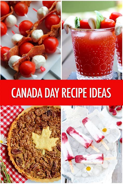 oh canada canada day recipe ideas food bloggers of canada