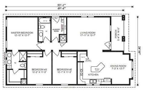 Floor Plan With Dimensions In Feet House Plan