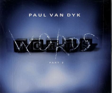 Paul Van Dyk Words Uk 2 Cd Single Set Double Cd Single 505906