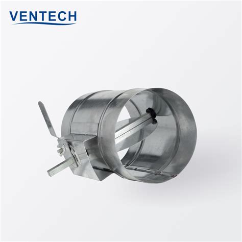 Hvac Air Duct Supplier Adjustable Round Volume Control Damper China