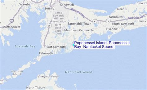 Poponesset Island Poponesset Bay Nantucket Sound Massachusetts Tide