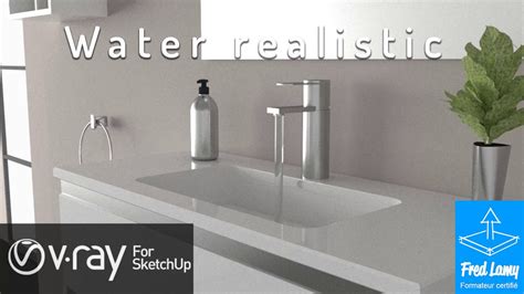 Water Effect Realistic Vray Next Sketchup Youtube