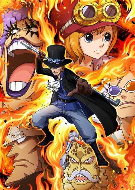 Poster buronan franky, menggambarkan franky shogun. 'Sabo Koala ivankov kuma' Poster Print by OnePieceTreasure | Displate in 2020 | One piece ...