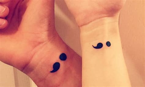 People Are Getting Semicolons Tattoo To Support A Mental Health Movement Gag
