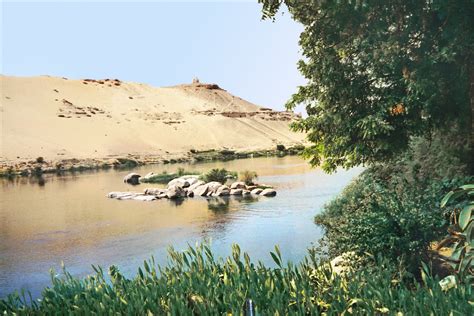 Le Nil à Assouan Égypte Branche Ouest Du Nil Vue Du Jard Flickr