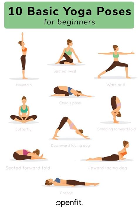 9 Basic Yoga Poses For Beginners Basic Yoga Poses Basic Yoga Yoga For Beginners